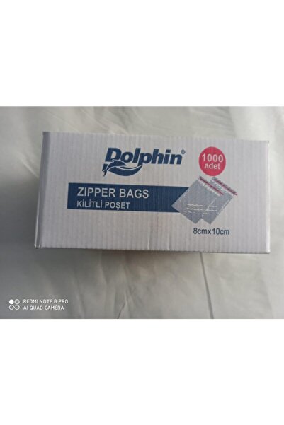 Dolphin Kilitli Poşet 8 Cm X 10 Cm 1000li