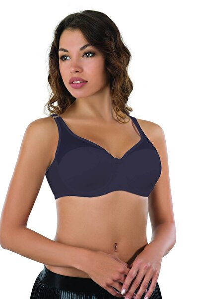 Emay Синій 167 D Тюль Push Up Збираючий Бюстгальтер