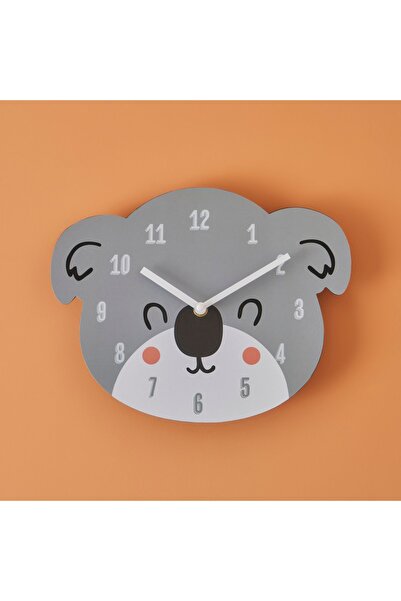 Bella Maison Koala Çocuk Saati Gri (26x28 cm)