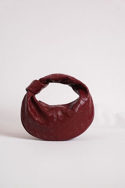 staybeautiful Women's Mini Jordie Handbag Braided Burgundy Bttg