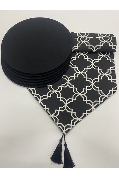 NATURAL HOME Placă de rulare cu model clasic negru