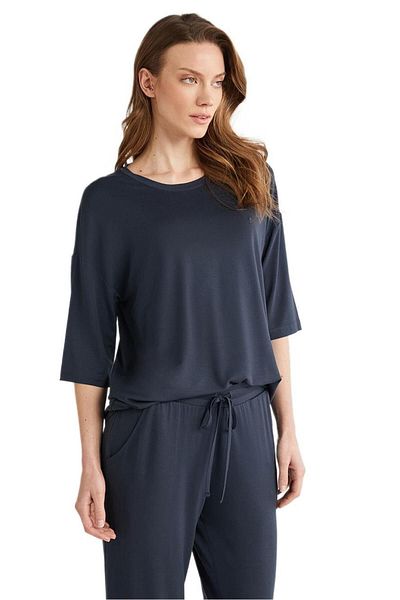 Penyemood Set pijamale de damă din bumbac pieptănat Mood - Albastru 9111