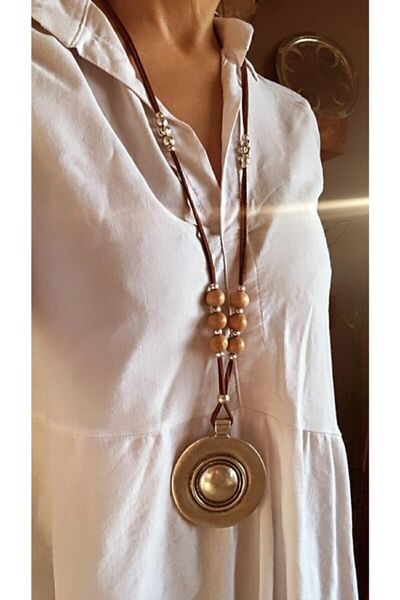 by özllem Özel Tasarım Boho Uzun Boncuklu Kolye