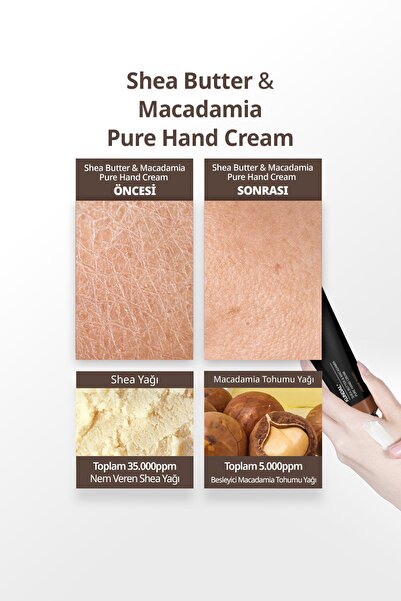 Kundal Besleyici El Kremi Kundal Shea Butter & Macadamia Pure Hand Cream Aroma Edition 50ml (jasmine Woody)