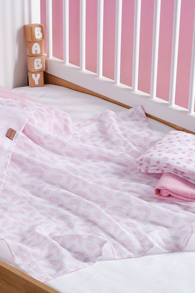 forumcotton Baby-Musselin-Bezugsset 3-teilig