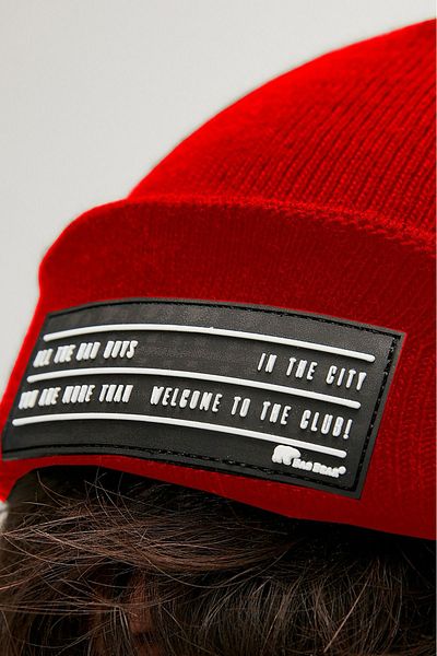 Bad Bear Red Crimson Welcome Beanie