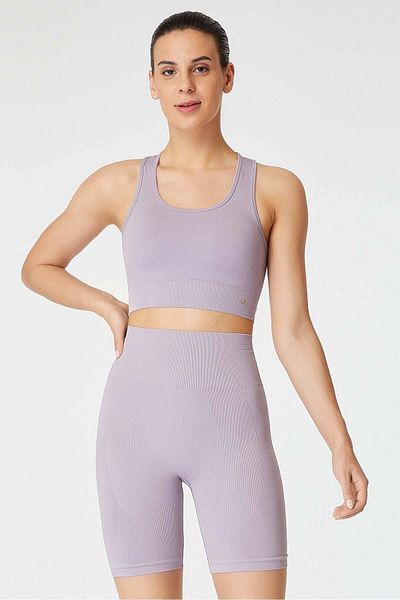 Jerf Gela Double Deck Compress Sport Bra Pastel Purple