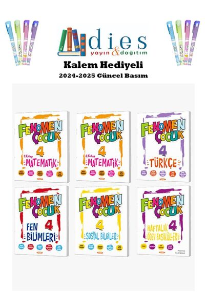 Fenomen Yayıncılık Fenomen Çocuk 4.SINIF SET (5 KITAP) + HAFTALIK ÖDEV FASIKÜ...
