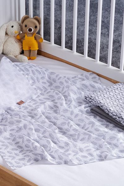 forumcotton Baby-Musselin-Bezugsset, 3-teilig