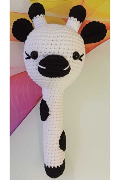 Veniem Amigurumi Taraftar Temalı BJK ( Fb-gs-bjk-ts)zürafa Marakas Çıngırak