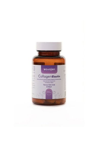 wovojen Collagen Beauty Hydrolyzed Elastin, Hyaluronic Acid, Resveratrol 30 Tablets