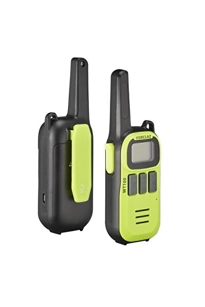 Decathlon Forclaz Usb Ile Şarj Edilebilen Walkie Talkie - 5 Km - Sarı / Siyah...