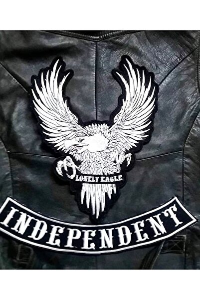 Özden Nakış مجموعة تطريز مزدوجة LONE EAGLE - رقعة النسر والظهر