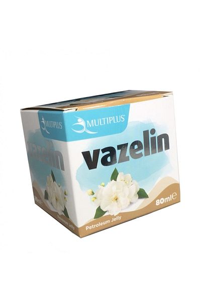Multiplus Vanilla Scented Natural Solid Colored Vaseline - 80 ml