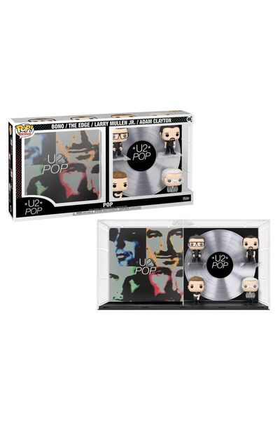 Funko Pop Albums Deluxe U2 Pop - Bono / The Edge / Larry Mullen Jr. / Adam Cl...