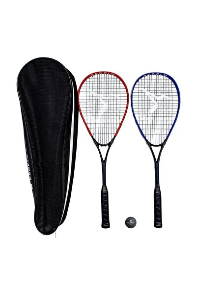 Decathlon Perfly Squash Raket Seti - 2 Raket / 1 Top - Wallbreaker 165 Club