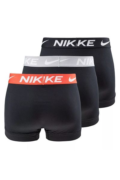 Nike Men's Black Boxers with Brand Logo and Elastic Band Suitable for Daily Use 0000ke1156-c4r