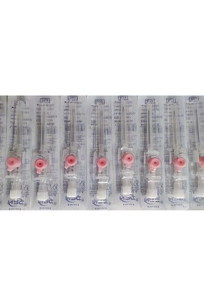 NRC Piercing Piercing Needle Branule Intract PINK 20G - 100 Pieces