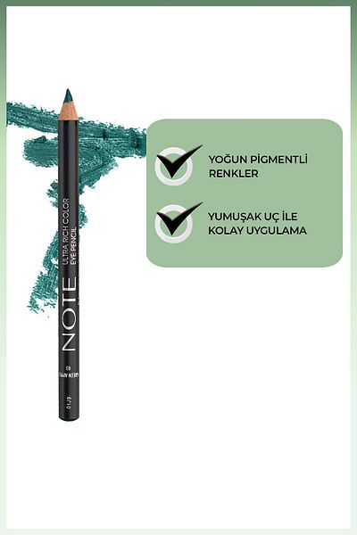 NOTE Ultra Rich Color Eye Pencil 03 Green Apple - Green