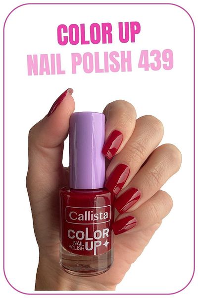 Callista Color up Nail Polish Nail Polish 439 Old Habits - Red