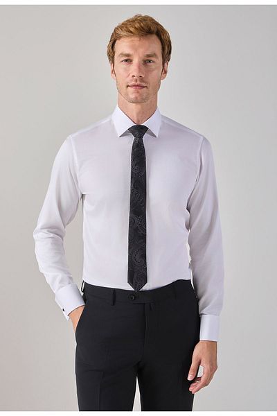 Paşahan Ανδρικό πουκάμισο Comfort Fit - Διπλές μανσέτες