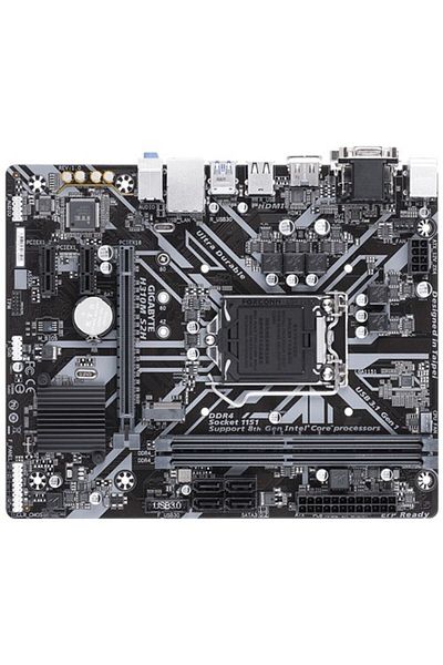 Gigabyte اللوحة الأم Rev 1.2 H310m-s2h - 2xddr4 Vga، Dvi-d، 1xglan، 1xm.2، 1151pin