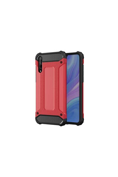 Hatreds Huawei P Smart S (Y8P) Compatible Armored Camera Protected Tank Silicone Case