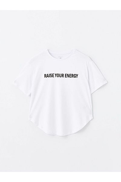 LC Waikiki Tricou sport pentru femei LCW - decolteu, imprimat