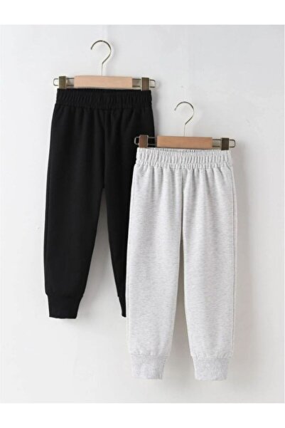 MOONBULL Σετ 2 Μαύρο-Γκρι Φούτερ για Κορίτσια και Αγόρια