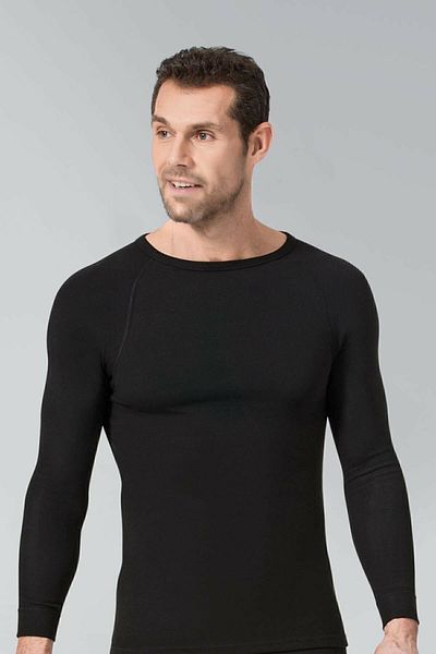 Namaldı 171 Thermal Crew Neck Μαύρο Ανδρικό Μακρυμάνικο Εσώρουχο