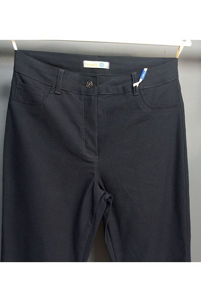 AKŞEN GİYİM High Waist Recovery Lycra Pipe Leg Trousers - Large Size