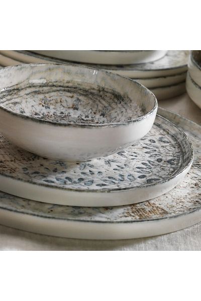 COOKCASE طبق طعام وخدمة فيتا مكون من قطعتين - أخضر