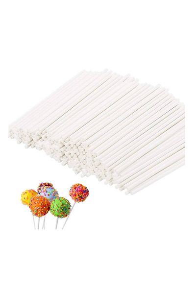 adin tasarım Lollipop Stick 100 Pieces Pop Cake Stick Stick Candy Stick Party Stick Plastic Stick