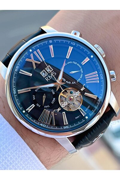 RMS Romanson Erms.1551.02 Men's Wristwatch - Auto Inner Functions, Mite Secon...