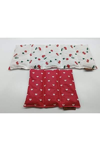 TODO HOME CHERRY PATTERNED CHERRY SEED PILLOW SET