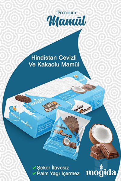 MOGİDA Tereyağlı Hindistan Cevizli Ve Kakaolu Mamül - Şeker Ilavesiz (1 Kutu ...