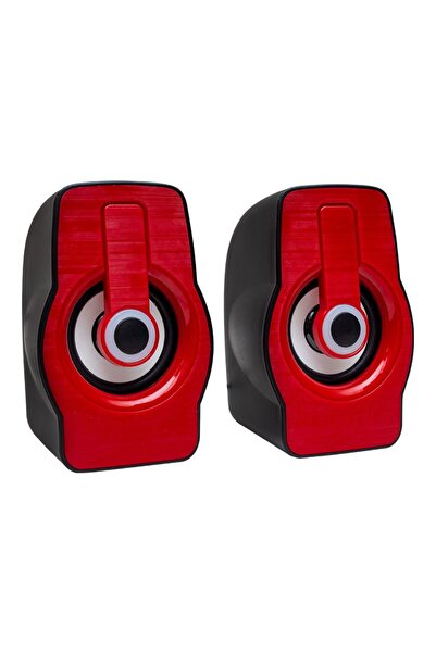 nelerbulurum Yüksek Kaliteli Rgb Işıklı Tak Çalıştır Pc Laptop Tv Usb Hoparlör - Speaker (2*3 WATT - 4 OHM)