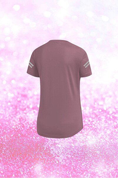 POSEIDON STORM Women's Dried Rose Dri-fit Fabric Non-printed Daily T-shirt for Walking and Running S-3xl