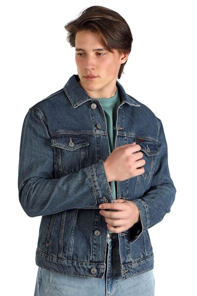 Lee Cooper Nagoya Erkek %100 Pamuk Jean Ceket