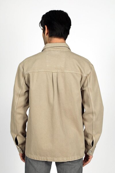 Lee Cooper Ανδρικό μπουφάν Karela από 100% βαμβάκι, υφαντό βιζόν