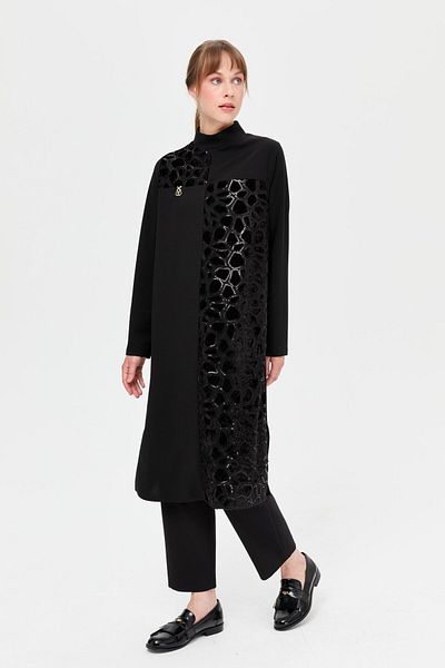 Esswaap Black Tunic - Patch Detailed