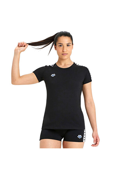 ARENA Team Kadın Siyah Günlük Stil Tişört 001225501