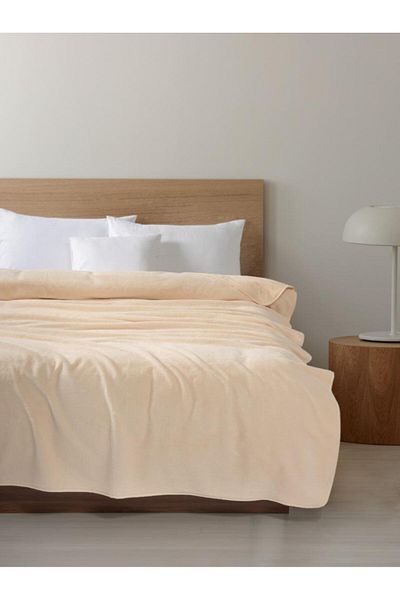 Ender Home Double Velvet Blanket Bedspread Sofa Cover Bed Wrap