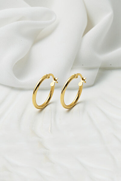 Bilezikci İtalyan 14 Ayar Altın Halka Küpe