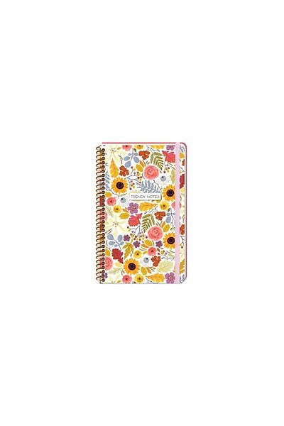 Keskin Colors Trendy Sharp Color Notes - 13X21 Hard Cover, 80 Sheets Lined Notebook