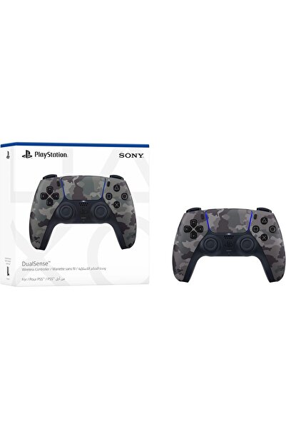 Playstation DualSense Wireless Controller for 5 (Saudi Edition) - Gray Camouflage, USB