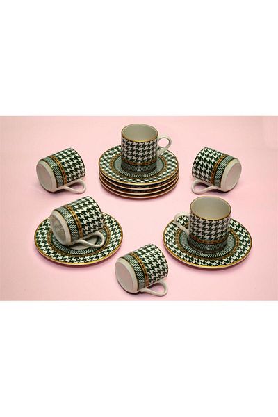 Vitale طقم صحارى 6 فناجين قهوة Mtfk.0068