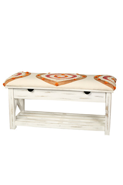 Vitale Laura Otantik Çekmeceli Puf MS.JG0006