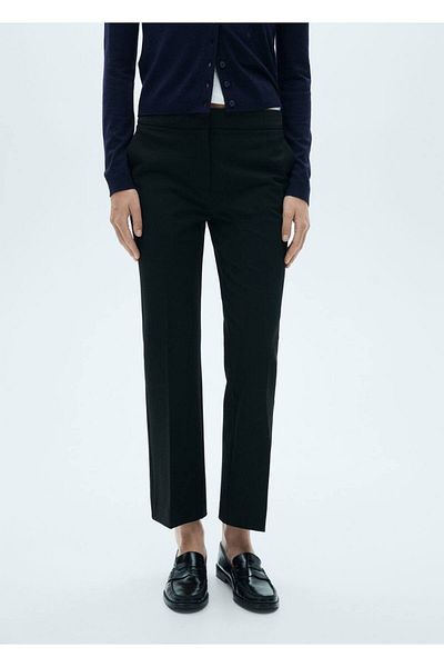 MANGO Woman Flowy Flare Pants