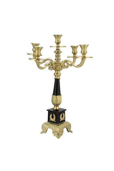 Vitale Royal Gold 5'li Şamdan 53 Cm Ak.ıu0429
